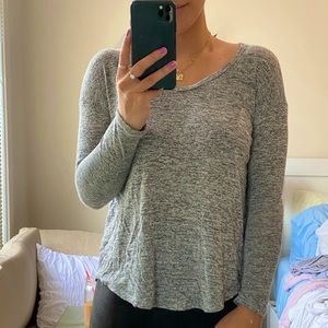 Long Sleeve Backless T-Shirt